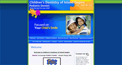Desktop Screenshot of childrensdentistryofie.com